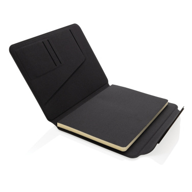 Logotrade promotional giveaway picture of: Teri AWARE™ RPET and walnut A5 portfolio