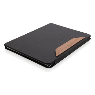 Logotrade advertising product image of: Teri AWARE™ RPET and walnut A4 portfolio