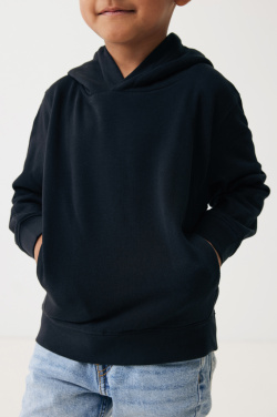 Logo trade business gifts image of: Iqoniq Yengo kids recycled cotton hoodie with sidepockets