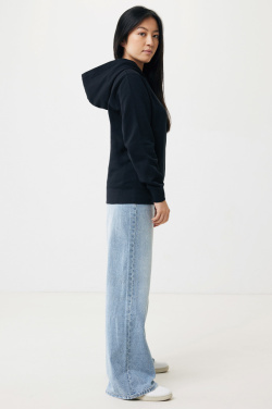 Logo trade promotional merchandise image of: Iqoniq Yengo recycled cotton hoodie with sidepockets