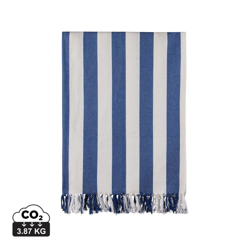 Logotrade promotional merchandise picture of: VINGA Ornos GRS recycled cotton hammam towel