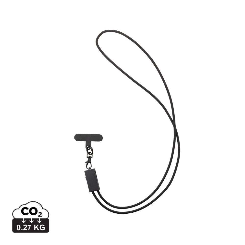 Logotrade corporate gift image of: Terra RCS recycled PET phone cord with dual charge cable