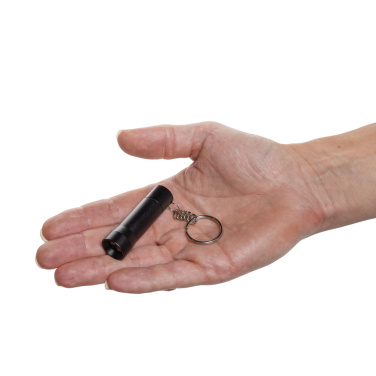 Logotrade promotional giveaway picture of: Flash RCS recycled aluminium keychain torch
