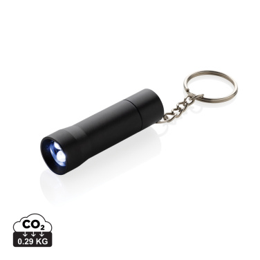 Logo trade promotional giveaway photo of: Flash RCS recycled aluminium keychain torch