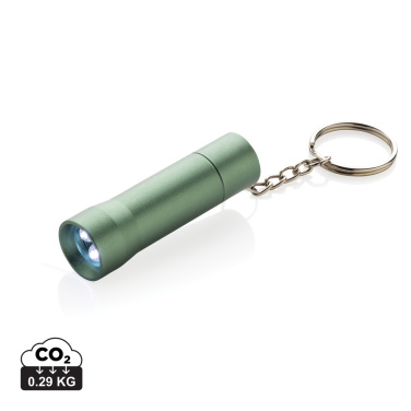 Logotrade advertising products photo of: Flash RCS recycled aluminium keychain torch