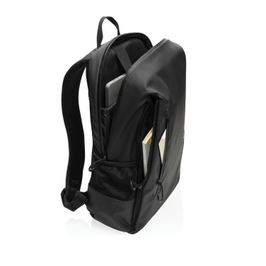 Logo trade promotional items picture of: Lima Aware™ RPET water resistant 15.6 laptop backpack
