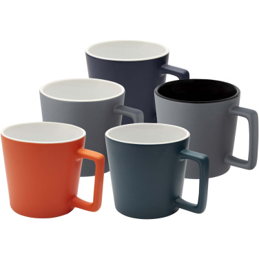 Logo trade promotional item photo of: Cali 370 ml ceramic mug with matt finish