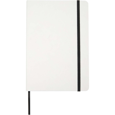 Logotrade promotional giveaway image of: Holm A5 stone paper hard cover notebook with lined pages