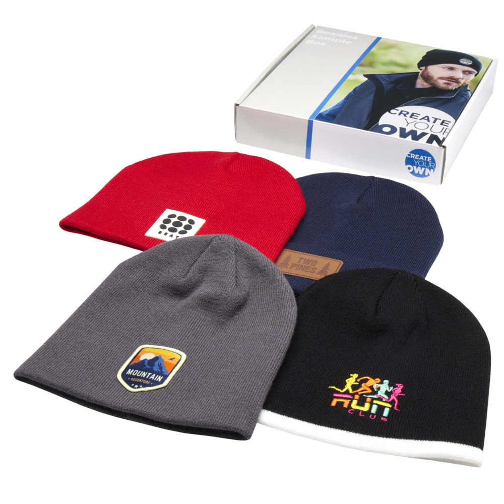 Logotrade advertising product image of: Beanie sample box