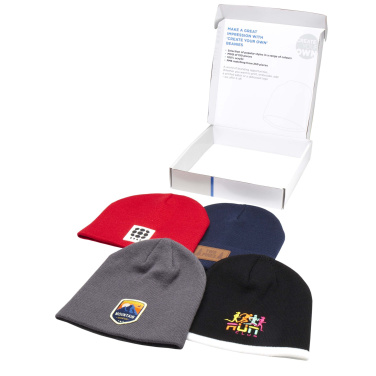 Logotrade promotional item picture of: Beanie sample box