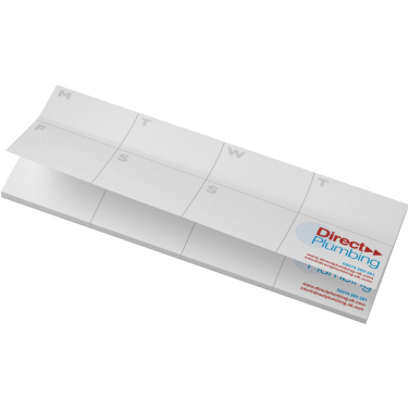Logo trade advertising products image of: Sticky-Mate® recycled sticky notes with printed planner
