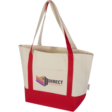 Logotrade promotional gift image of: Sam 320 g/m² GRS recycled cotton tote bag