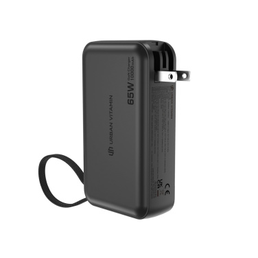 Logotrade promotional giveaways photo of: Urban Vitamin Eureka hybrid GANcharger 10000mah powerbank65W