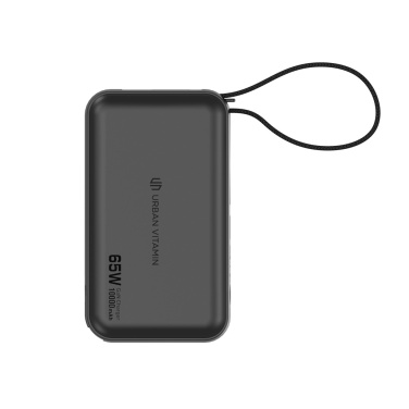 Logotrade promotional giveaway picture of: Urban Vitamin Eureka hybrid GANcharger 10000mah powerbank65W