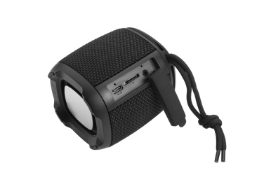 Logotrade promotional product picture of: Bluetooth speaker HERMON Schwarzwolf