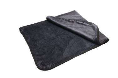 Logotrade promotional gift image of: Blanket and pillow 2 in 1 AMIATA Schwarzwolf