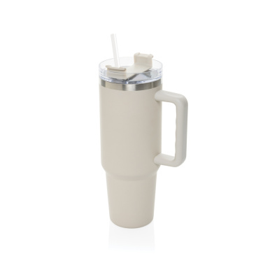 Logotrade promotional giveaways photo of: Stadley RCS recycled steel tumbler 1200ML