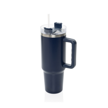 Logotrade advertising products photo of: Stadley RCS recycled steel tumbler 1200ML