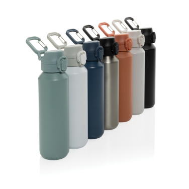 Logotrade advertising product picture of: Via RCS Re-steel lockable sport bottle 600ML
