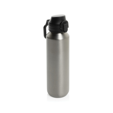 Logotrade promotional merchandise photo of: Via RCS Re-steel lockable sport bottle 600ML