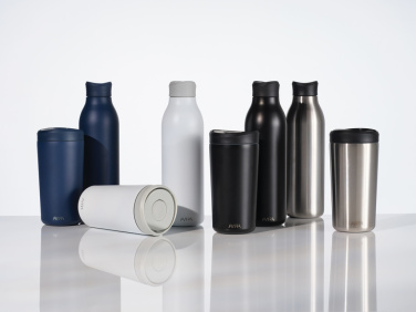 Logo trade promotional giveaway photo of: Avira Alok RCS re-steel 360 waterbottle 600ML
