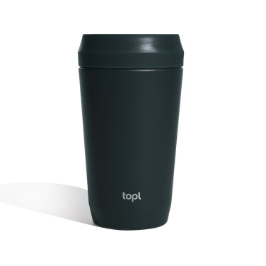 Logo trade promotional merchandise photo of: Topl Recycled Steel To Go Tumbler Patented 360 Lid 354ml