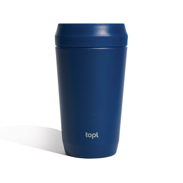 Logotrade promotional merchandise picture of: Topl Recycled Steel To Go Tumbler Patented 360 Lid 354ml
