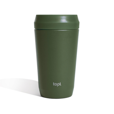 Logotrade promotional item picture of: Topl Recycled Steel To Go Tumbler Patented 360 Lid 354ml