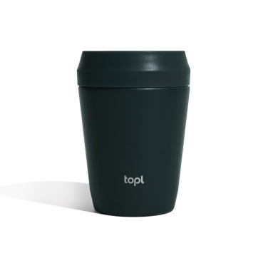 Logotrade business gift image of: Topl Recycled Steel To Go Tumbler Patented 360 Lid 235ml