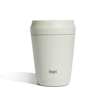 Logo trade promotional products picture of: Topl Recycled Steel To Go Tumbler Patented 360 Lid 235ml