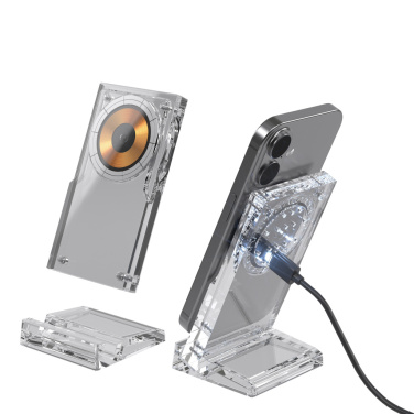 Logo trade promotional items picture of: Magcharge 15W magnetic wireless charging stand