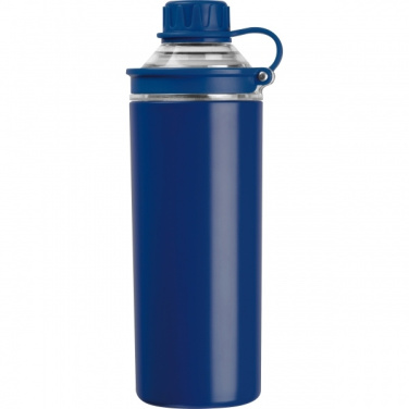 Logo trade business gifts image of: Double-walled stainless steel bottle Monza
