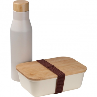 Logotrade promotional products photo of: Set Lunchbox with stainless steel bottle Toronto