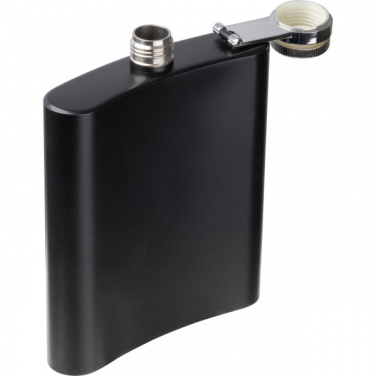 Logo trade promotional merchandise photo of: Stainless steel hip flask Sheffield