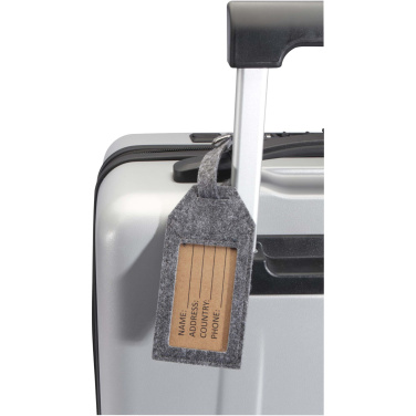 Logo trade promotional giveaways picture of: Tie luggage tag