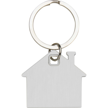 Logo trade advertising products image of: Nook house-shaped keychain