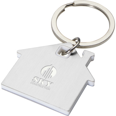Logo trade promotional items picture of: Nook house-shaped keychain