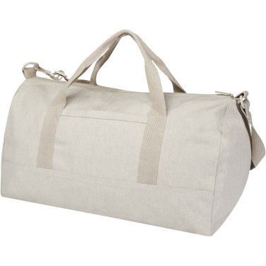 Logo trade promotional giveaway photo of: Porter 500 g/m² Aware™ recycled duffel bag 50L