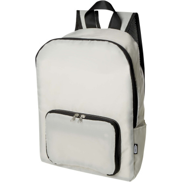 Logotrade promotional giveaway picture of: EcoFold RPET foldable backpack 15L