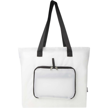 Logo trade promotional items image of: EcoFold RPET foldable tote bag 16L