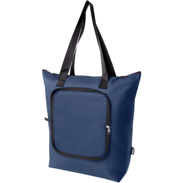 Logotrade promotional giveaway picture of: EcoFold RPET foldable tote cooler bag 15L