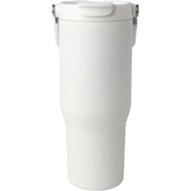 Logotrade corporate gift image of: Bronx 900 ml RCS recycled stainless steel copper vacuum insulated tumbler with dual function lid