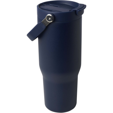 Logo trade business gift photo of: Bronx 900 ml RCS recycled stainless steel copper vacuum insulated tumbler with dual function lid
