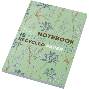 Logotrade promotional item picture of: Novella Austen A5 recycled soft cover notebook - 100 sheets