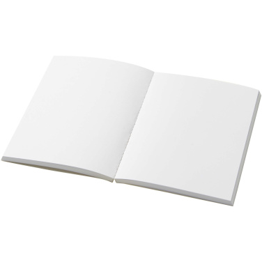 Logo trade corporate gifts image of: Novella Austen A6 recycled soft cover notebook - 100 sheets