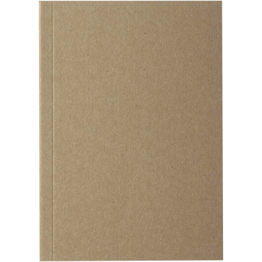 Logotrade corporate gift image of: Novella Austen A6 recycled soft cover kraft notebook - 50 sheets