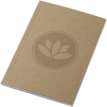 Logotrade promotional merchandise photo of: Novella Austen A6 recycled soft cover kraft notebook - 50 sheets