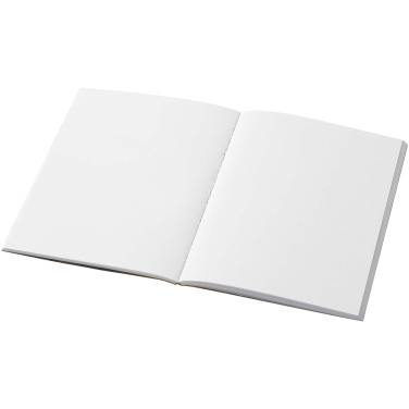Logo trade promotional giveaway photo of: Novella Austen A6 recycled soft cover kraft notebook - 50 sheets