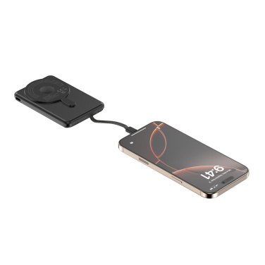 Logo trade promotional gifts picture of: Urban Vitamin Redwood 5in1 5000mah 20W PD magnetic powerbank