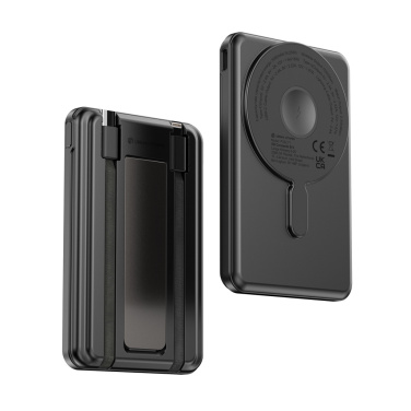 Logo trade promotional gifts image of: Urban Vitamin Redwood 5in1 5000mah 20W PD magnetic powerbank